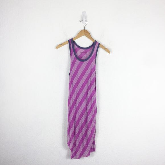 Free People Azalea Topsy Turny Purple Stripe Tunic Dress Small - Picture 2 of 10